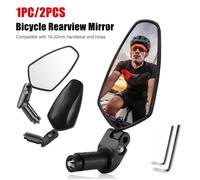 1 Paire Rétroviseur Vélo Trottinette Electrique Moto, Rétroviseur Universelle Haute Qualité Réglable 360°, Sécurité du Cycliste