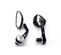 1 Paire Rétroviseurs Latéraux pour Guidon De Moto pour Kawasaki pour Z750 pour ER6N Z 750. Vis Fixation Pivotante Réglable Rétroviseurs latéraux de Moto(Argent)