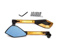 1 Paire Rétroviseurs Latéraux pour Moto pour MSX125, MSX125Grom, MSX125SF, MSX 125Grom, 125 125SF, avec Vis Rétroviseurs latéraux de Moto(Or)