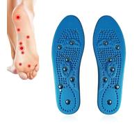 1 paire Semelle Magnétique perte de poids, semelles pour maigrir, Pour Soulager La Fasciite Plantaire Semelles De Réflexologie Acupressure Semelles Orthopédiques Pour Hommes Femmes(Bleu, 35-40)