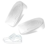 1 Paire Semelle Talon Gel 2 cm,talonettes Rehaussantes Silicone Transparent Talonnette Epine Calcaneenne Tendon D'achille Talonettes en Gel pour Hommes et Femmes?Semelles Chaussures Gel Talon