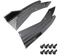 1 Paire Séparateur de Diffuseur de Lèvre de Pare-Chocs Arrière de Voiture pour Audi S4 4A, C4 1991 1992 1993 1994, Protecteur de Canard de Séparateur,B-Glossy Black