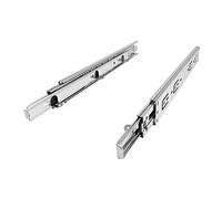 1 paire SOTECH Coulisses à Sortie Totale KV4-45-H45-L500-NF avec Équerre de Support (Longueur 500 mm enfoncée/Capacité de charge 45 kg) Rail télescopique