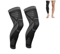 1 Paire Soutien d'été pour Les Genoux et Les Jambes de Compression, Maintien Compression, Genouillère Sport, Manchons de Compression pour Genoux et Jambes pour Le Sport et Le Fitness