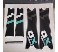 1 Paire Sram X0 Xo Autocollant De Manivelle Montagne Vtt Vélo Autocollant Vélo De Route Autocollant De Pédalier Dh Course Vélo Protecteur Film - Type Lake Blue
