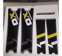 1 Paire Sram X0 Xo Autocollant De Manivelle Montagne Vtt Vélo Autocollant Vélo De Route Autocollant De Pédalier Dh Course Vélo Protecteur Film - Type Yellow