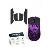 1 Paire Stickers Antidérapants Anti-Transpiration pour ATK Blazing Sky Ghost Wireless Souris, Powfix Autocollant Facile Pose, Protection Confort, Accessoire sans Fil Motif de Flocons de Neige Noir