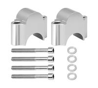 1 Paire Supports Guidon Universels Pour Moto Pince Fixation Universelle Pour Guidon 28 Mm 1 1/8" 22 Mm 7/8" Pour Suzuki(22MM Sliver)