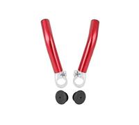 - 1 Paire Vélo Guidon Piognée Terminaux avec Bouchon pour 7/8 Guidon, Rouge
