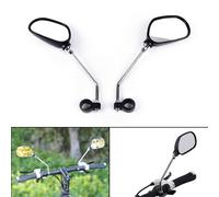 1 Paire Vélo Réglable Gauche Droite Rétroviseurs Rétroviseur En Verre Vélo Vélo Large Portée Arrière Viseur Réflecteur Angle