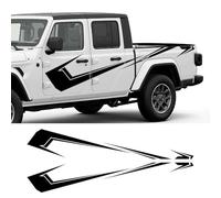 1 Paire Voiture Auto Corps Autocollant pour Jeep Gladiator JT,Autocollant De Jupe Latérale De Voiture, Vinyle Voitures Décoration Autocollants,Red