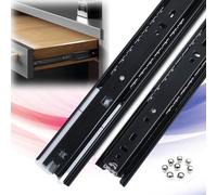 1 Paires 250-600mm Glissiere Tiroir Amortisseur, Largeur De 45mm Coulisse À Billes Extension Complète Capacité De Charge Robuste De 45kg, Fermeture Automatique Silencieuse ( Color : Push to Open , Siz