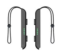 1 Paires Dragonne pour Switch Dragonnes pour Manette Contrôleur de Poignet | Réglable pour Manettes Joy-Con de Switch (Noir)