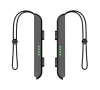 1 Paires Dragonne pour Switch Réglable Dragonnes pour Manette Contrôleur de Poignet pour Manettes Joy-Con de Switch (Noir)