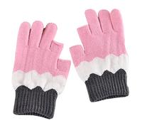 1 Pairs Winter Gloves Cute Thick Cashmere Warm Knitted Children Cold Weather for Women Men Couples Warm Gloves for Men Women Extreme Cold Working Running Cold Leather Hiking