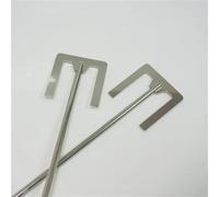 1 pale d'agitation en acier inoxydable de type E avec largeur de pale 30 mm-120 mm SUS304, mélangeur utilisé dans les équipements de mélange de laboratoire (65 x 8 x 300 mm)(80x8x350mm)