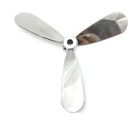 1 pale de mélange en acier inoxydable 304, turbine de mélangeur de laboratoire de 250 mm de diamètre avec lame de 106 mm de longueur, compatible avec divers mélangeurs.