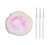 1 Palette De Couleurs, 3 Stylos Manucure, Un Ensemble D'Outils De Manucure, Une Palette De Manucure, Des Outils De Mélange De Couleurs