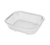 1 panier à frire carré - Passoire à huile en maille fine, panier en maille d'acier inoxydable | Support de frites rectangulaire avec facile à nettoyer, outil de cuisson de pommes de terre pour la