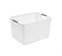 1 panier de rangement en plastique portable pour jouets, collations, polypropylène épais (S)