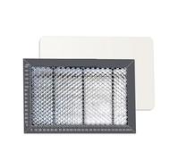 1. Panneau de gravure en acier 300 x 200 mm ventilé pour machines et diodes avec marquages Bois Acrylique Découpe Panneau nid d'abeille