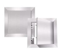 1 panneau de porte d'accès en acier inoxydable durable - Trappe d'accès étanche for un entretien et une installation faciles(18x28in)