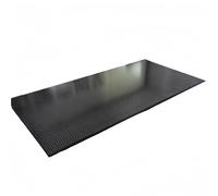 1 panneau en fibre de carbone véritable, épaisseur 0,5 à 5 mm, matériau composite de dureté for une gravure précise(Black,200x400x1.0mm)