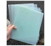 1 panneau ultra-fin en fibre de verre FR-4, épaisseur 0,1-1,5 mm, plaque de résine époxy vert clair, feuille de fibre de verre 200 mm × 250 mm(0.4mm)