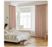 1 Panneaux 70-85% Occultant Rideau, Thermique Isolant Économie d'Énergie Rideaux Isolation Lumineux Opaque Draperies pour Chambre Maison Salon Dressing, LxH(Pink,200x200cm(79x79in))