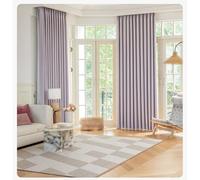 1 Panneaux Rideau Occultant, Anti Froid Et Chaleu Thermique Isolant Draperies Isolation Lumineux Économie d'Énergie Rideaux pour Dressing Chambre Maison Salon, LxH(Purple,132x243cm(52x96in))