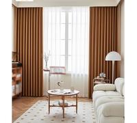 1 Panneaux Rideau Occultant, Thermique Isolant Anti Froid Et Chaleu Draperies Isolation Lumineux Économie d'Énergie Rideaux pour Chambre Maison Dressing Salon, LxH(A,350x270cm(138x106in))