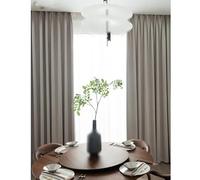 1 Panneaux Rideau Occultant, Thermique Isolant Anti Froid Et Chaleu Draperies Isolation Lumineux Économie d'Énergie Rideaux pour Chambre Maison Dressing Salon, LxH(Grey,350x270cm(138x106in))