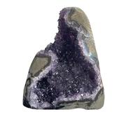 1 paquet d'améthyste naturelle, Quartz, cristal brut, pierre minérale, décoration de maison, corne d'abondance violette, pierre Feng Shui(900-1000g)
