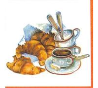 1 paquet de 20 serviettes en papier petit déjeuner 33x33cm serviettage G