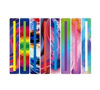 1 paquet de bandes de guide de lecture mignonnes pour, outils de dyslexie, règles, signets pour, surligneurs, trackers, surbrillance guidée, superposition colorée, des signets