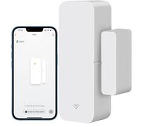 1 Paquet de capteur de Porte WiFi, capteur de fenêtre de Porte Tuya, Alarme en Temps réel de capteur de fenêtre Compatible avec Alexa Google, capteur de Contact Ouvert de Porte de sécurité à Domicile