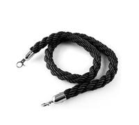 1 Paquet de Corde de Poteau de 1 m (3,3 pi) avec Crochets argentés/dorés, Corde de barrière torsadée pour poteaux, séparateur de File d'attente, contrôle des foules dans Les hôtels (Taille :