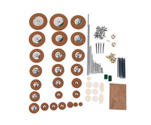 1 Paquet de Kits de Réparation de Saxophone Alto Tampons de Saxophone Vis Tiges D'arbre Pièces de Bricolage