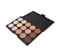 1 paquet de palette anti-cernes professionnelle de 15 couleurs, ensemble cosmétique contour camouflage, crème pour le visage et les yeux, kit contour, surligneur, palette maquillage pour