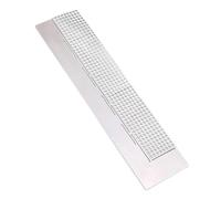 1 Paquet de Règle de Peinture Diamant en Acier Inoxydable, Règle de Peinture Diamant, Outil de Peinture par Points en Acier Inoxydable pour Diamants Ronds Complets et Demi-Diamants (Argent)