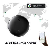 1 paquet de traceur Anti-perte Android fonctionne avec Google Find My localisateur d'étiquette Bluetooth étanche pour portefeuille pour animaux de compagnie, traqueur à distance Black-1pack