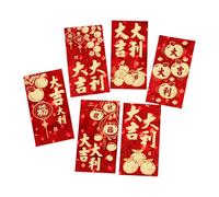 1 Paquet D'enveloppes De Rougeur Du Nouvel An Paquets 'argent En Papier Fête Du Printemps Hongbao Pour Les Fêtes Et Les Rassemblements Enveloppes 'argent De Célébration