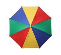 1 parapluie chapeau parapluie pliable parapluie avec bande élastique chapeau mains adultes chapeaux réutilisables pour adultes enfants extérieur Ncb347, jaune, 52cm