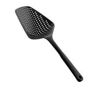 1 passoire à pâtes, passoire en plastique, passoire à long manche, passoire d'évier, égouttoir à pâtes, cuillère à frites, passoire en plastique (noir)