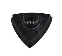 1 patin de ponçage triangulaire pour outils oscillants, pour fixation de détails en mousse EVA, disque de ponçage d'angle de 90 mm