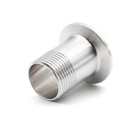 1 pc 1/2 "Dn15 DN20 SS304 Adaptateur Bspt Mâle Fileté Sanitaire En Acier Inoxydable Tube Ferrule Raccords De Tuyauterie Tri-Clamp Adaptateur Connecteur(DN20 Ferrule50.5)