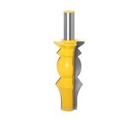 1 pc 1/2 "Tige 12mm Tige moulure Couronne routeur Bit Extender Cutter for Outils de Travail du Bois(12mm Shank)