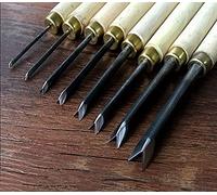 1 pc 1.5-8mm V Type Ciseaux À Bois Coupe Triangle Couteau À La Main Couteaux De Sculpture Sur Bois, Non 2 3 4 5 Chaque 1 pcs