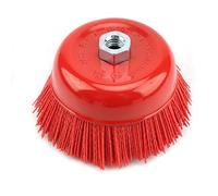 1 Pc 125mm Tasse Nylon Abrasif Brosse Roue M14 M16 P80 Pile Polymère-abrasif Roues Pour 5 Pouces Meuleuse D'angle Outils Rotatifs,M14