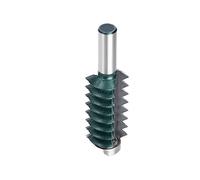 1 pc 12mm Tige Doigt Joint Colle Fraise Panneau surélevé V Joint routeur mèches for Bois boiserie cône Tenoning Bit
